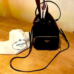 Prada small bucket bag